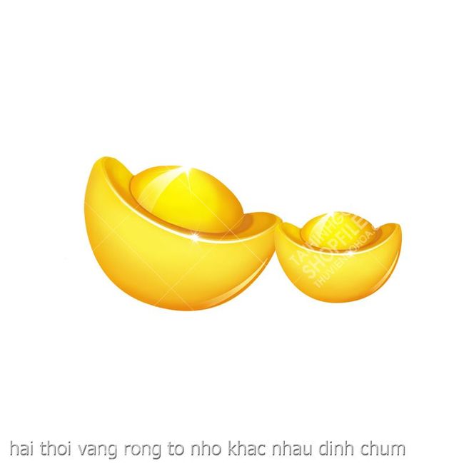 hai thoi vang rong to nho khac nhau dinh chum